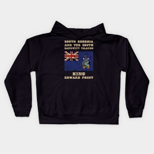 Flag of South Georgia and the South Sandwich Islands Kids Hoodie